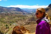 colca canyon trek map