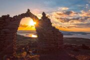 cusco puno amantani sunset