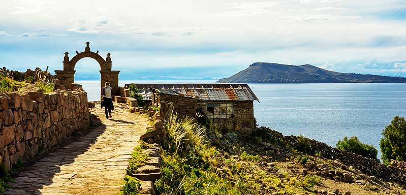 taquile island peru landscape