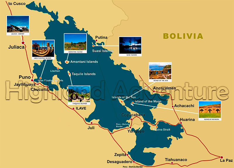 lake titicaca map